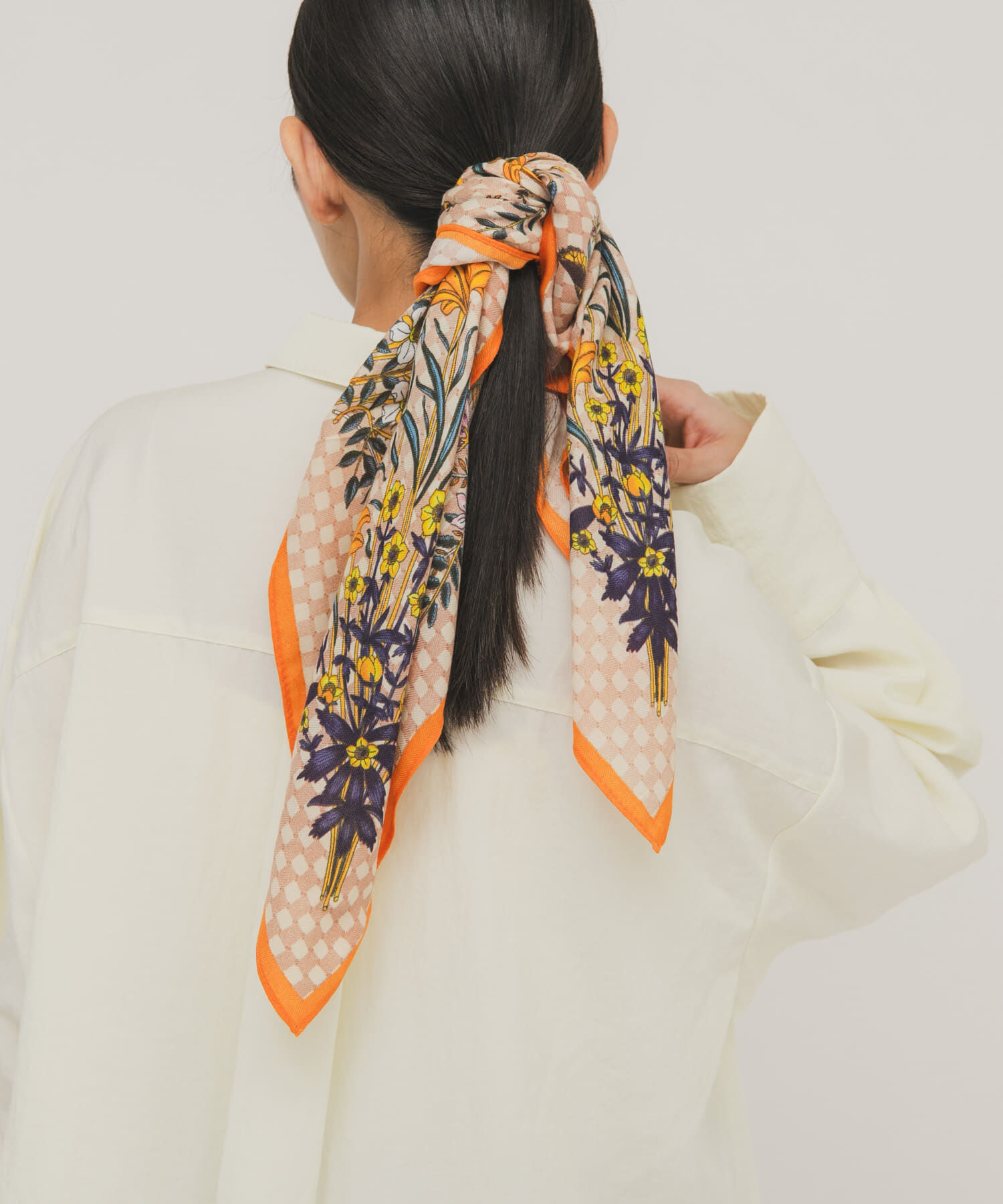 「ヴィンテージフラワースカーフ」|バンダナ・スカーフ|