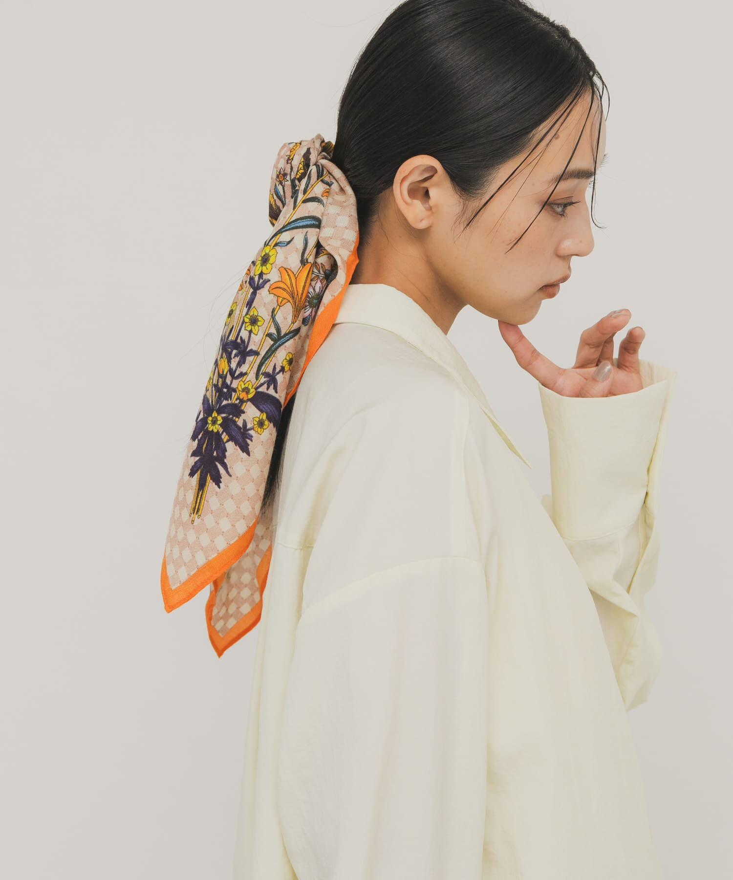  「ヴィンテージフラワースカーフ」|バンダナ・スカーフ|