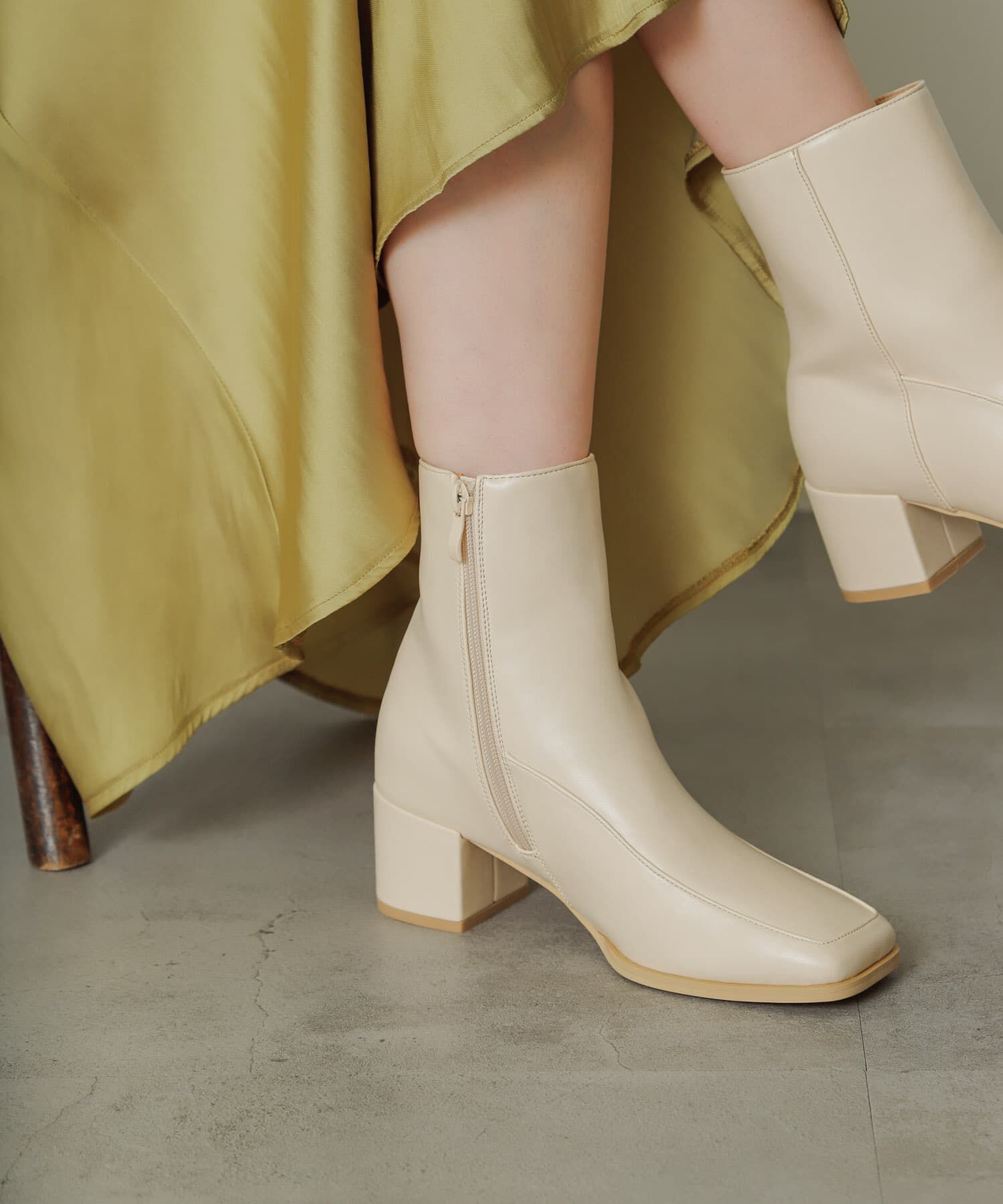 SENSE OF PLACE by URBAN RESEARCH「ワイドスクエアショートブーツ」|ショートブーツ|