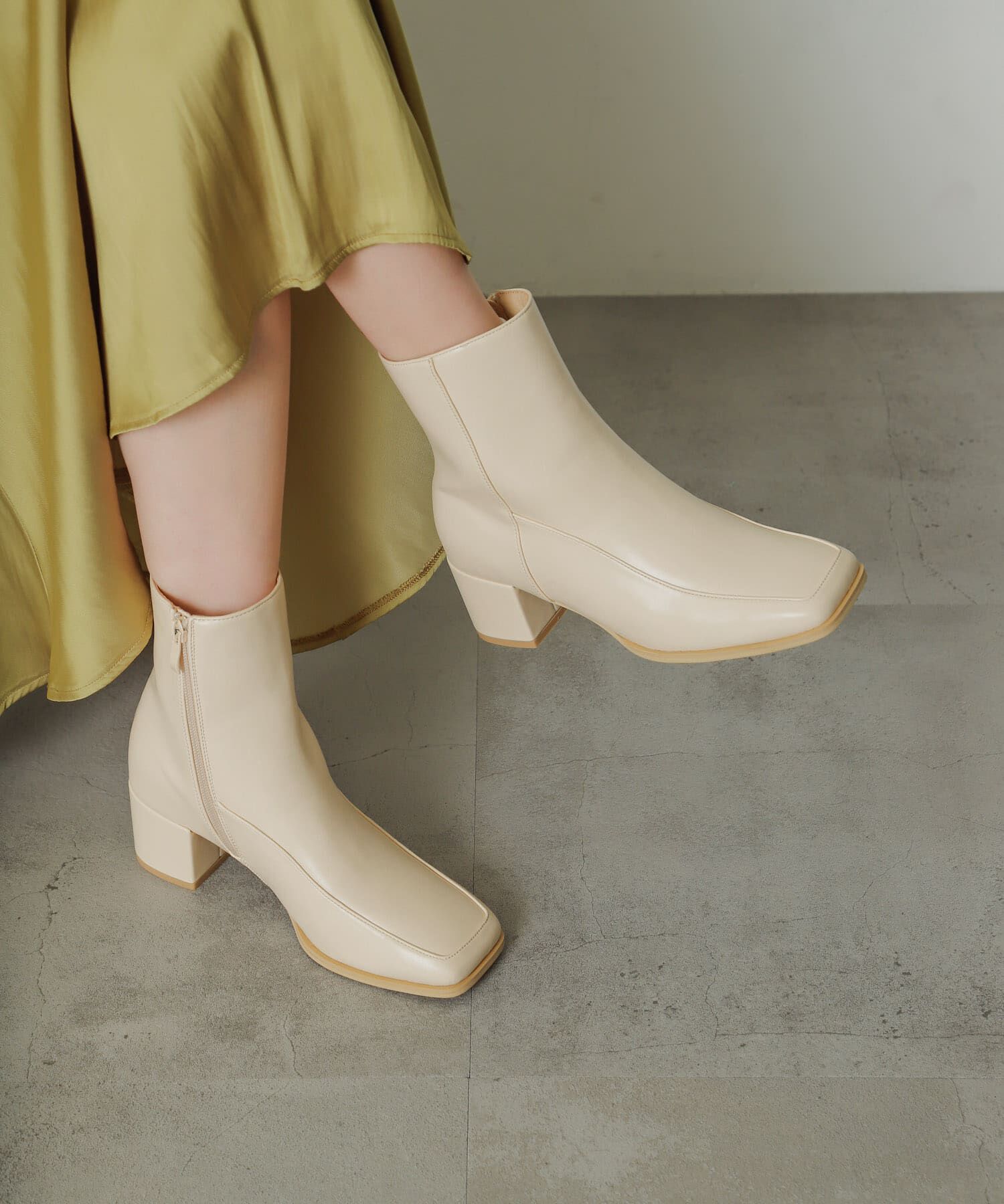 SENSE OF PLACE by URBAN RESEARCH「ワイドスクエアショートブーツ」|ショートブーツ|