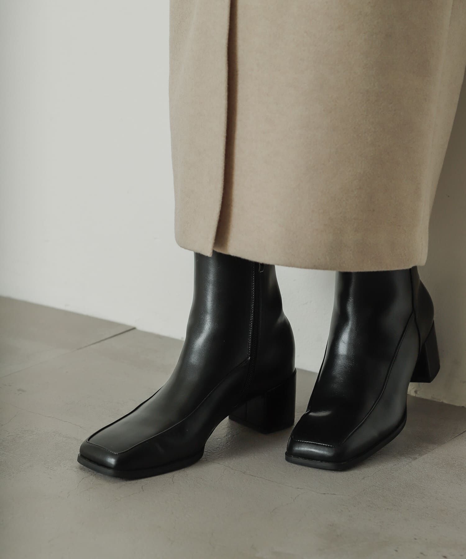 SENSE OF PLACE by URBAN RESEARCH「ワイドスクエアショートブーツ」|ショートブーツ|