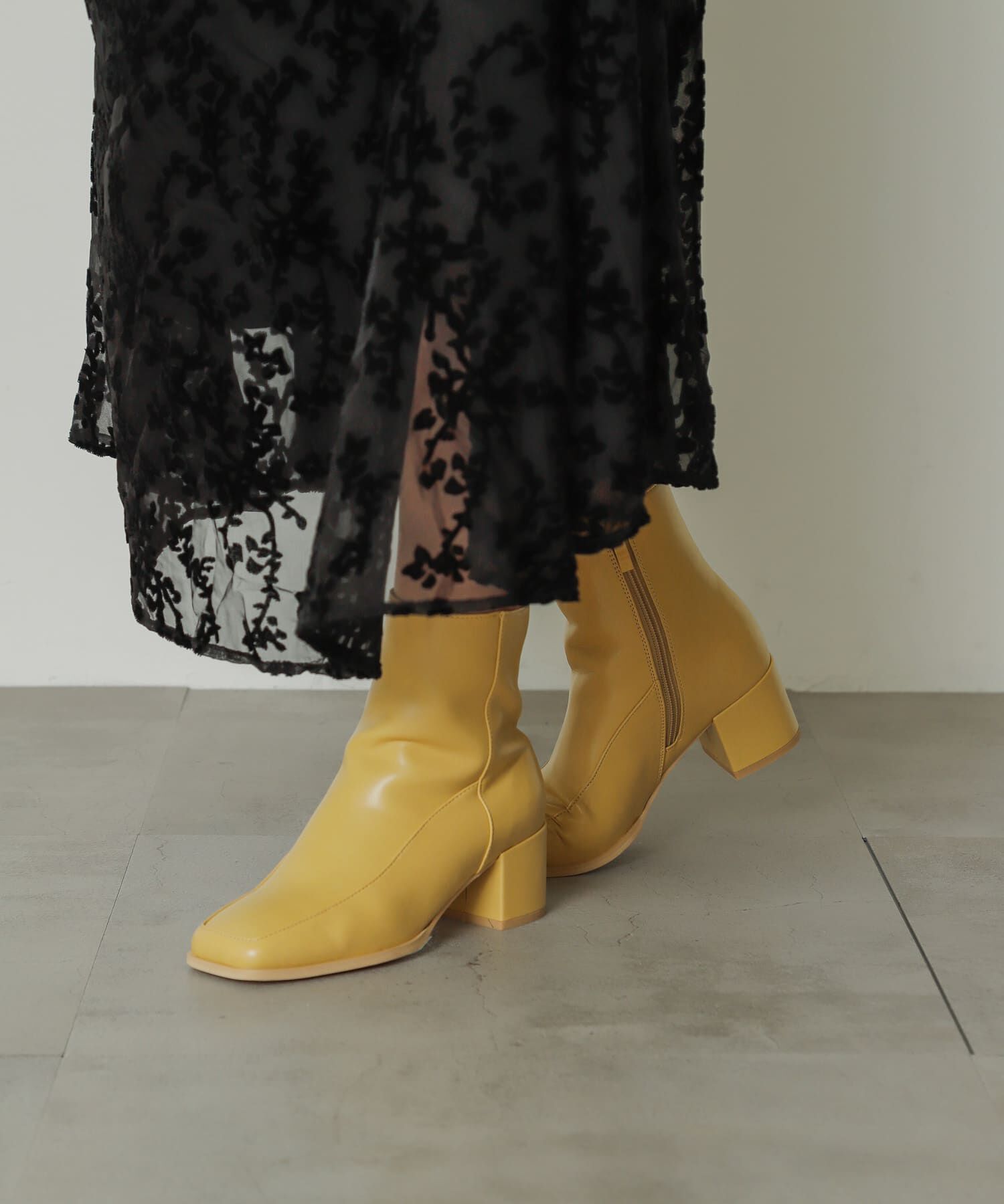 SENSE OF PLACE by URBAN RESEARCH「ワイドスクエアショートブーツ」|ショートブーツ|