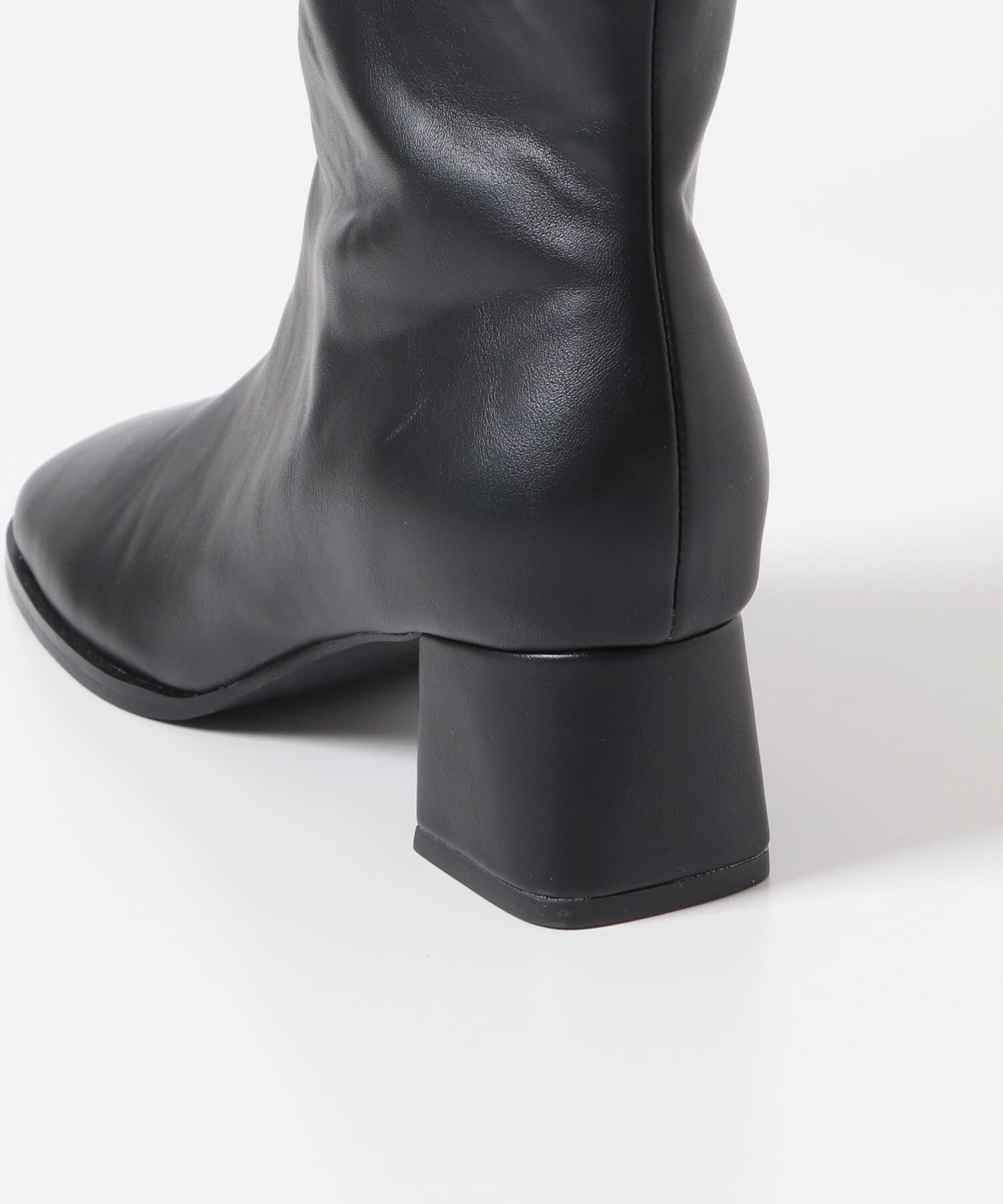 SENSE OF PLACE by URBAN RESEARCH「『消臭』スクエアトゥストレッチロングブーツ」|ショートブーツ|