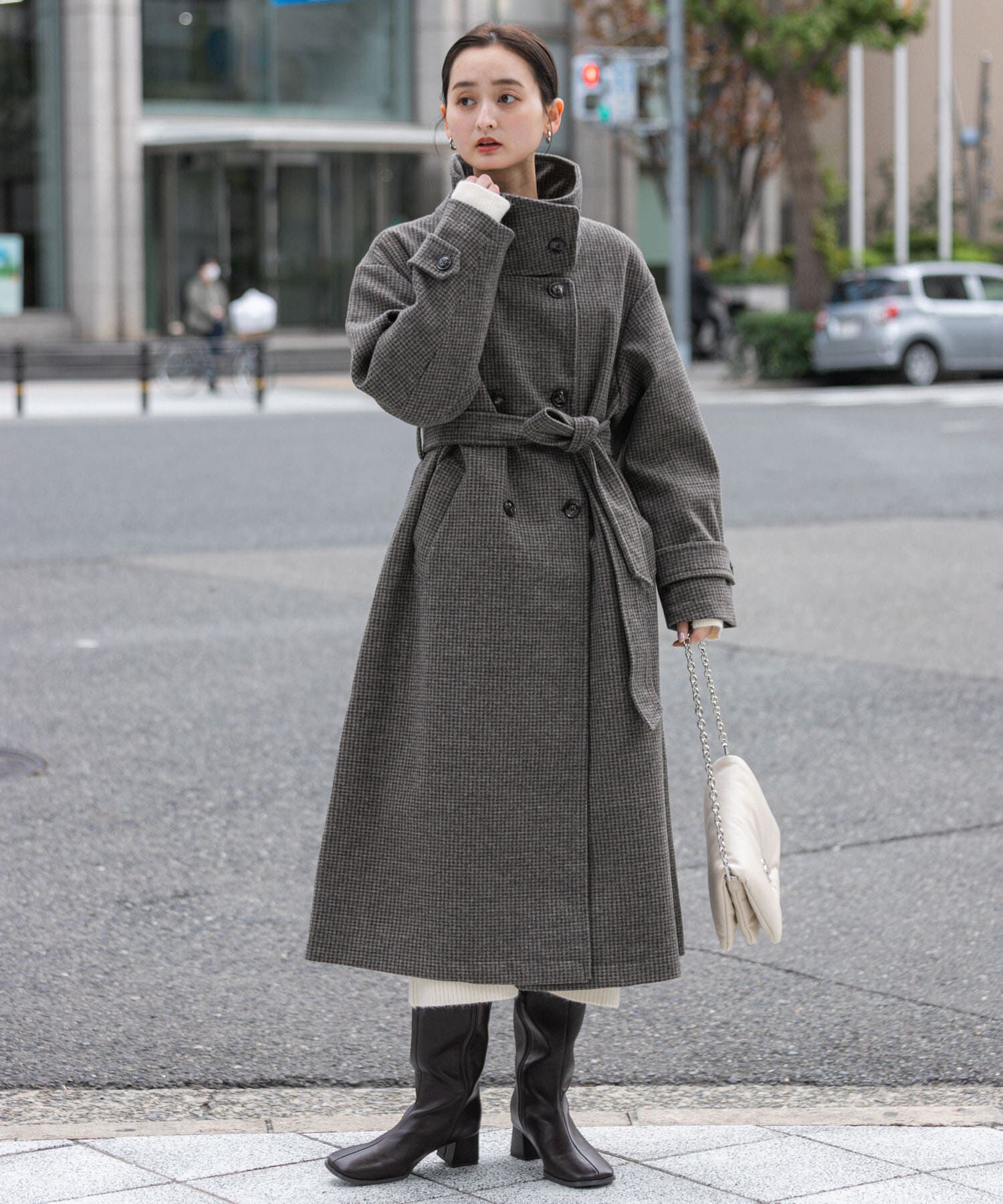 SENSE OF PLACE by URBAN RESEARCH「『消臭』スクエアトゥストレッチロングブーツ」|ショートブーツ|