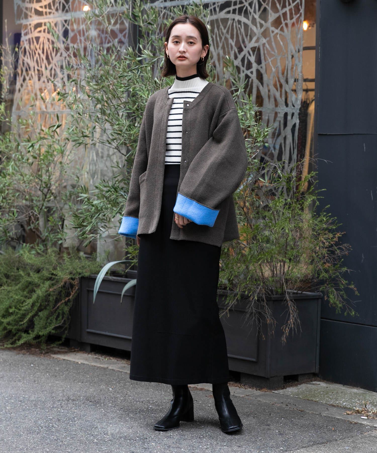 SENSE OF PLACE by URBAN RESEARCH「『消臭』スクエアトウセンターシームストレッチブーツ」|ショートブーツ|