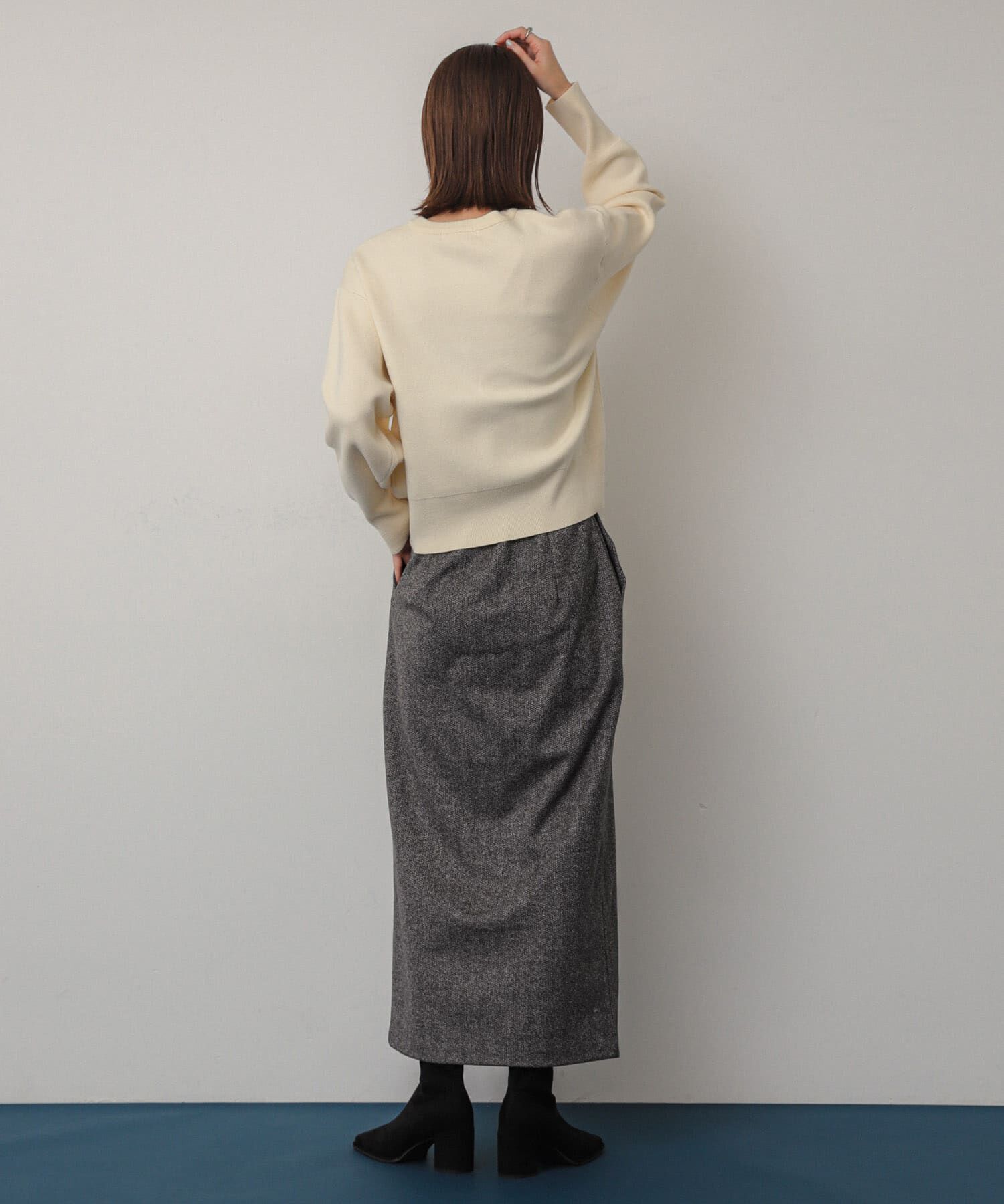 SENSE OF PLACE by URBAN RESEARCH「『消臭』スクエアトウセンターシームストレッチブーツ」|ショートブーツ|