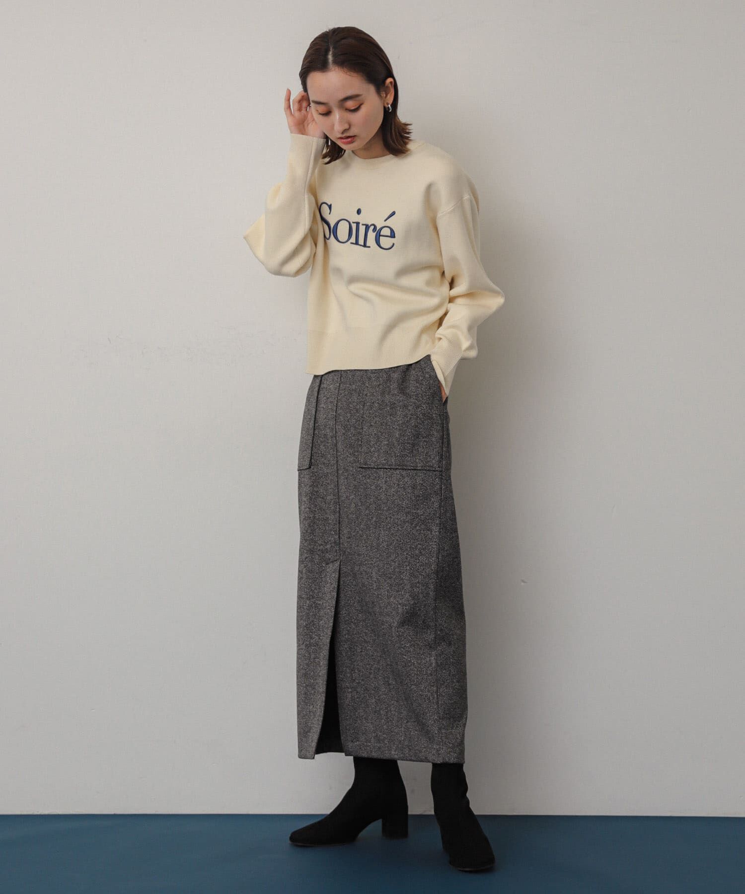 SENSE OF PLACE by URBAN RESEARCH「『消臭』スクエアトウセンターシームストレッチブーツ」|ショートブーツ|