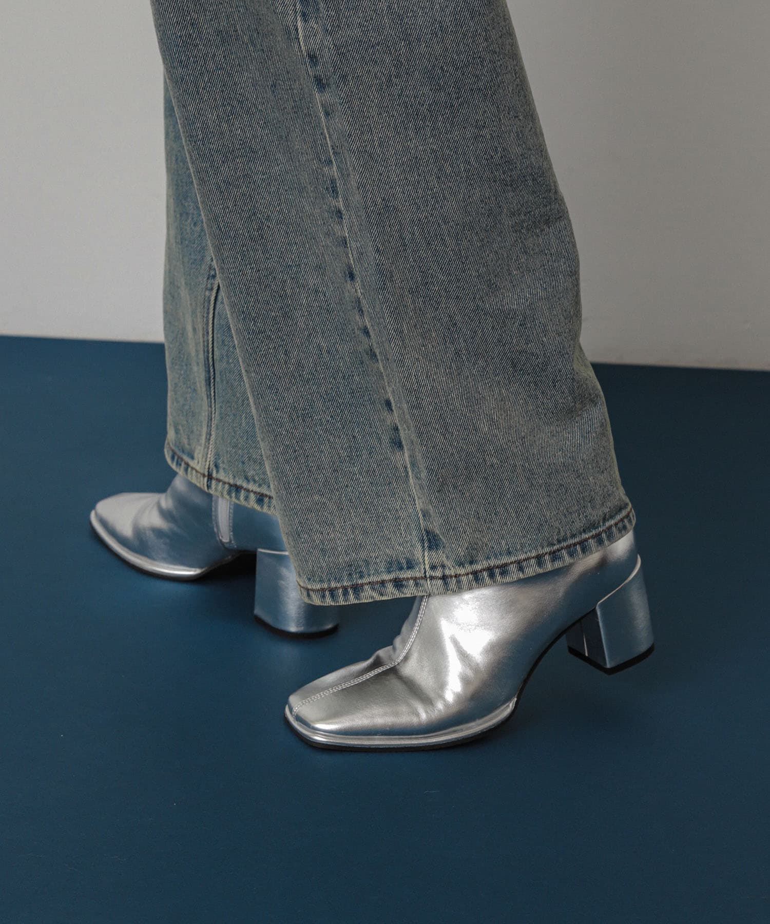 SENSE OF PLACE by URBAN RESEARCH「『消臭』スクエアトウセンターシームストレッチブーツ」|ショートブーツ|