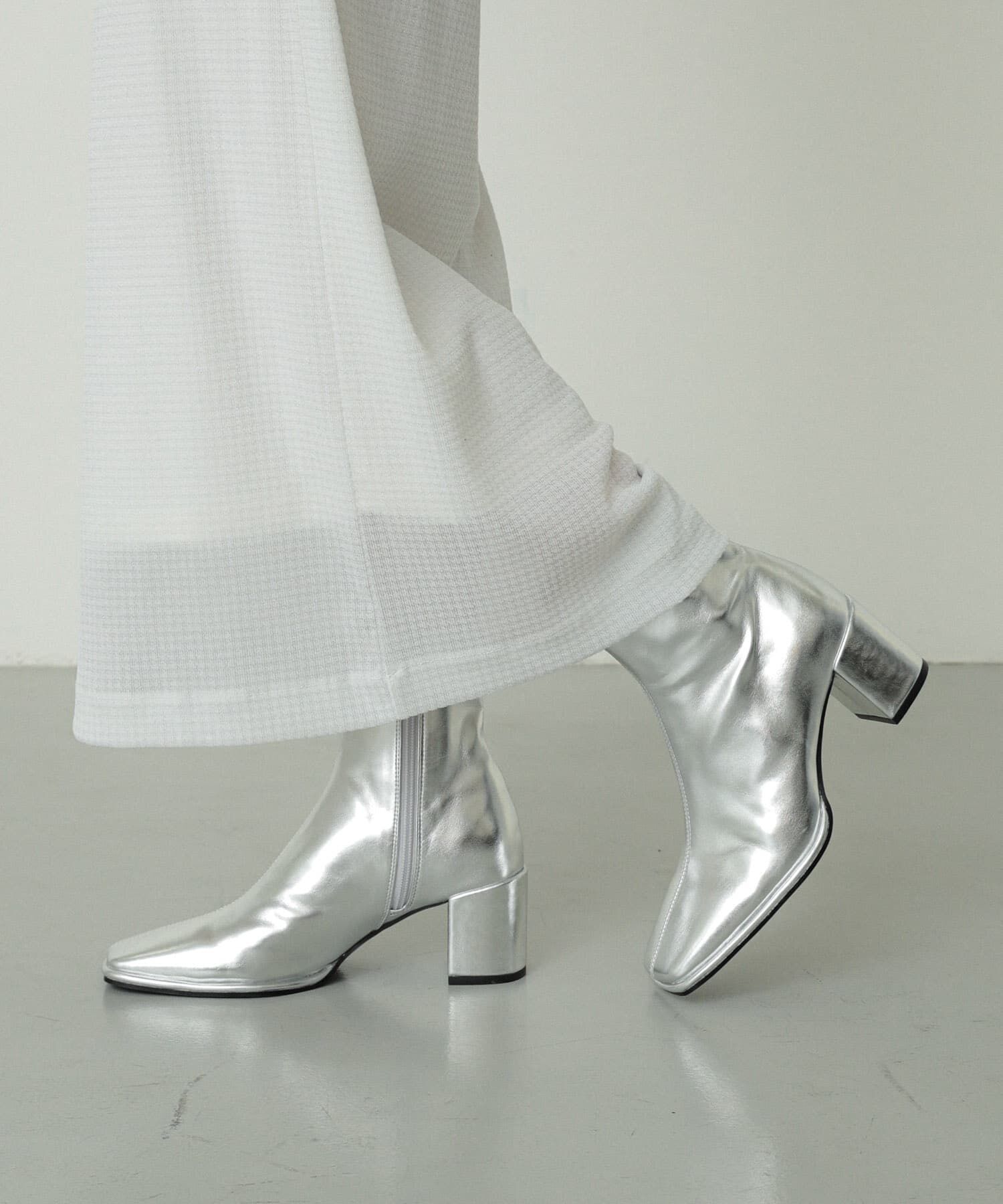 SENSE OF PLACE by URBAN RESEARCH「『消臭』スクエアトウセンターシームストレッチブーツ」|ショートブーツ|