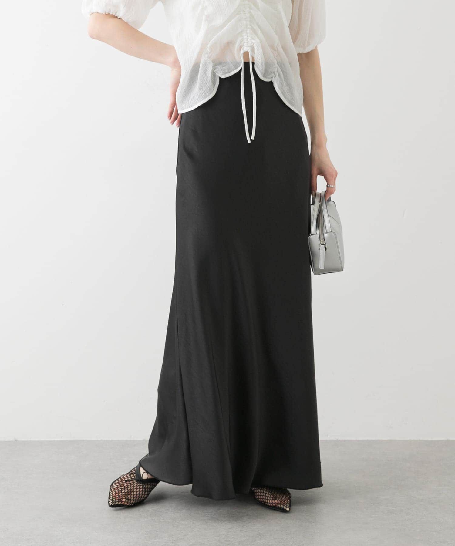 SENSE OF PLACE by URBAN RESEARCH「『一部WEB限定カラー』ナローサテンスカート」|スカート|