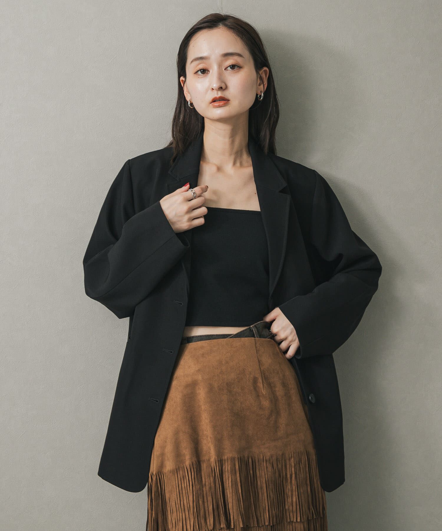 SENSE OF PLACE by URBAN RESEARCH「クロップドカップツキキャミソール」|キャミソール|