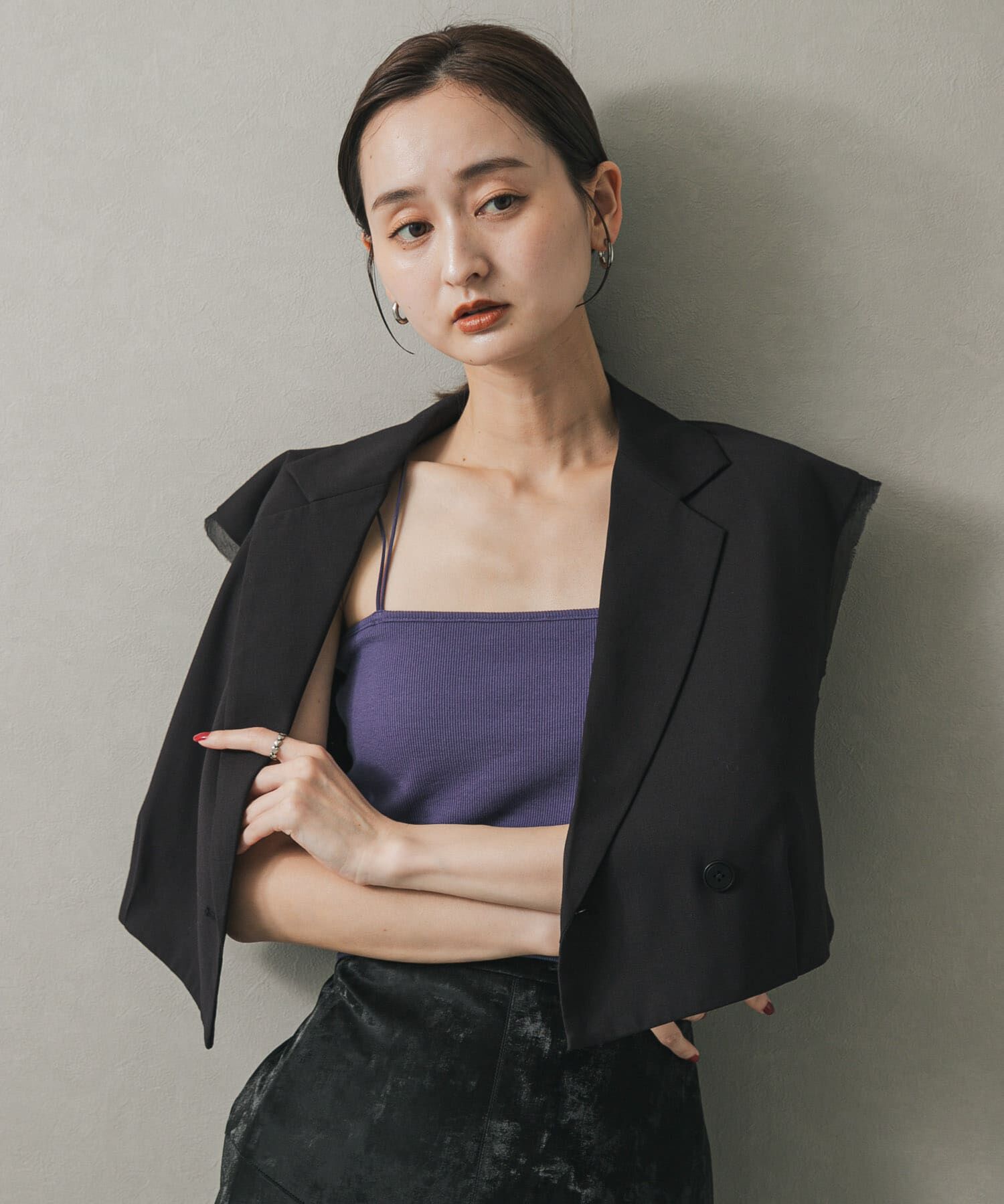 SENSE OF PLACE by URBAN RESEARCH「クロップドカップツキキャミソール」|キャミソール|