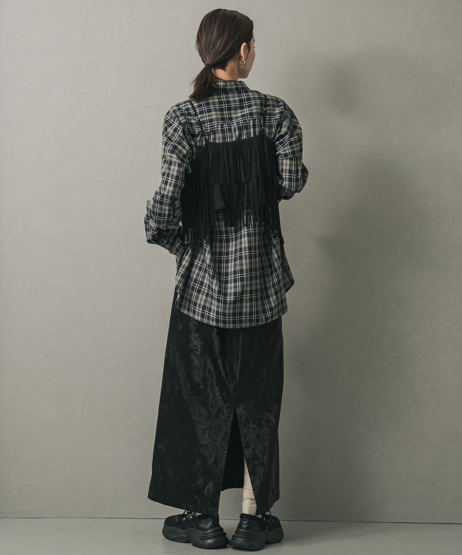 SENSE OF PLACE by URBAN RESEARCH「FSフリンジキャミトップ」|キャミソール|