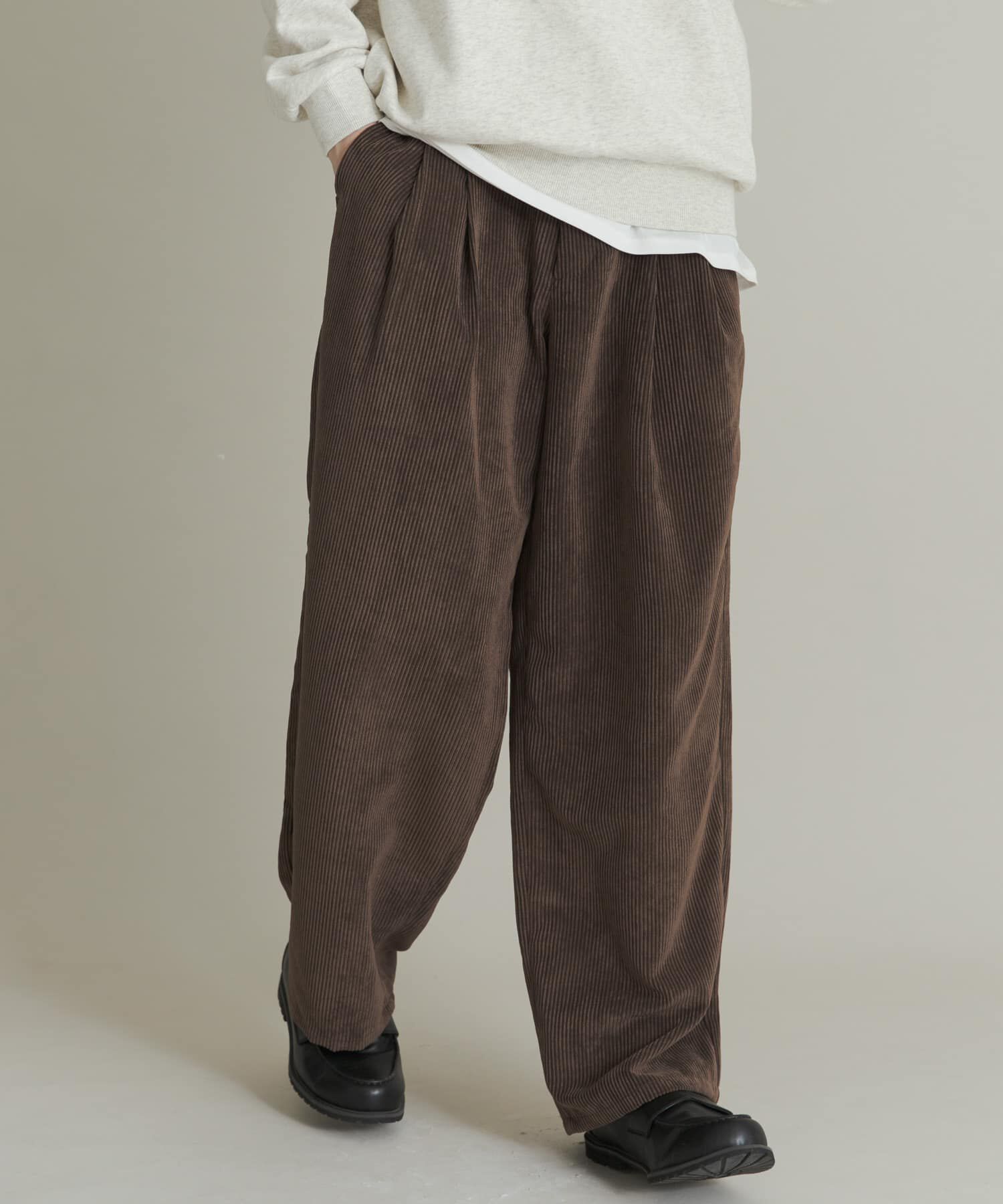 SENSE OF PLACE by URBAN RESEARCH「ウォッシュドコーデュロイワイドパンツ」|その他|