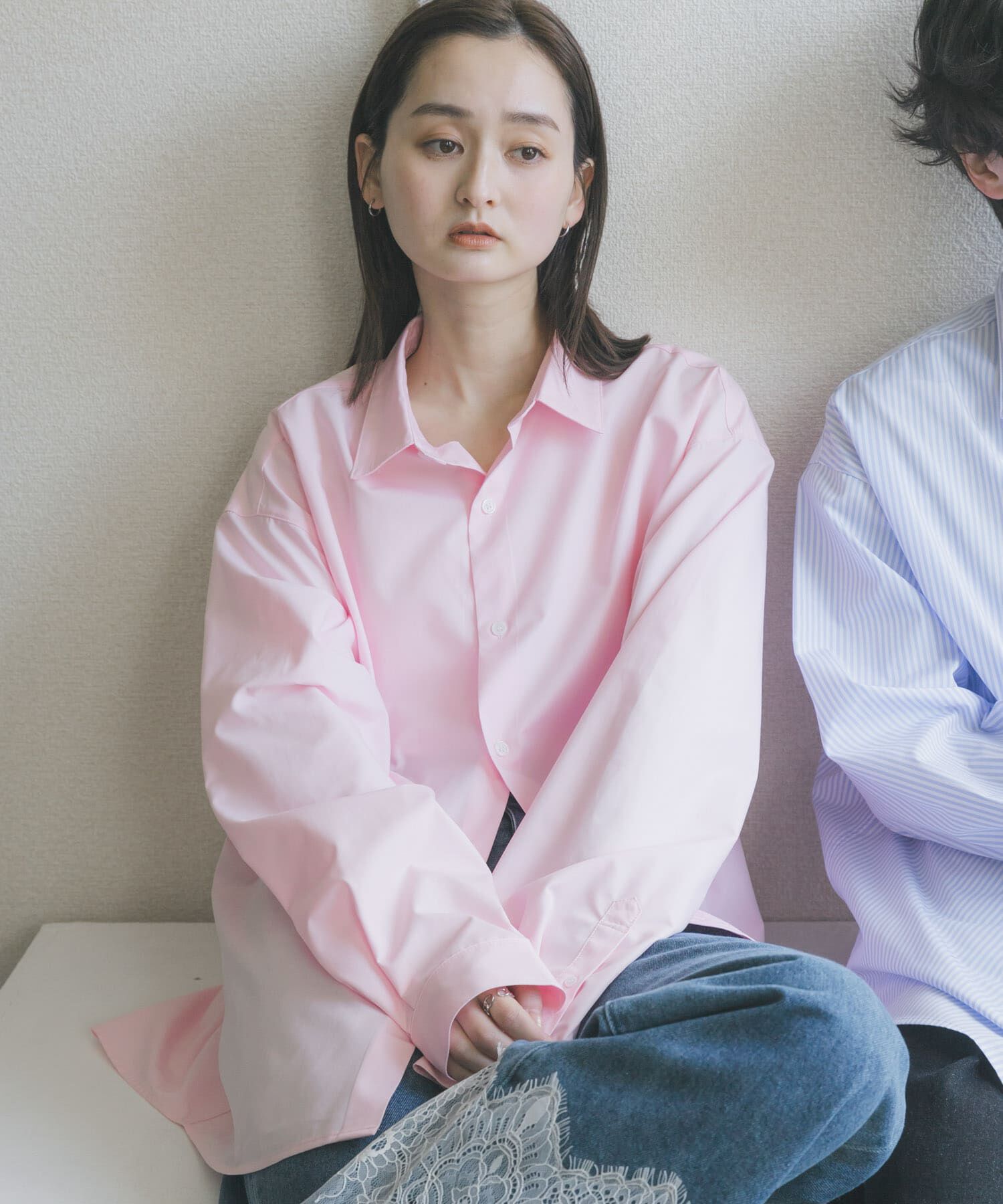 SENSE OF PLACE by URBAN RESEARCH「『ﾕﾆｾｯｸｽ』『ｲｰｼﾞｰｹｱ/速乾/接触冷感』ｺﾝﾌｫｰﾄﾚｷﾞ  」|シャツ・ブラウス|