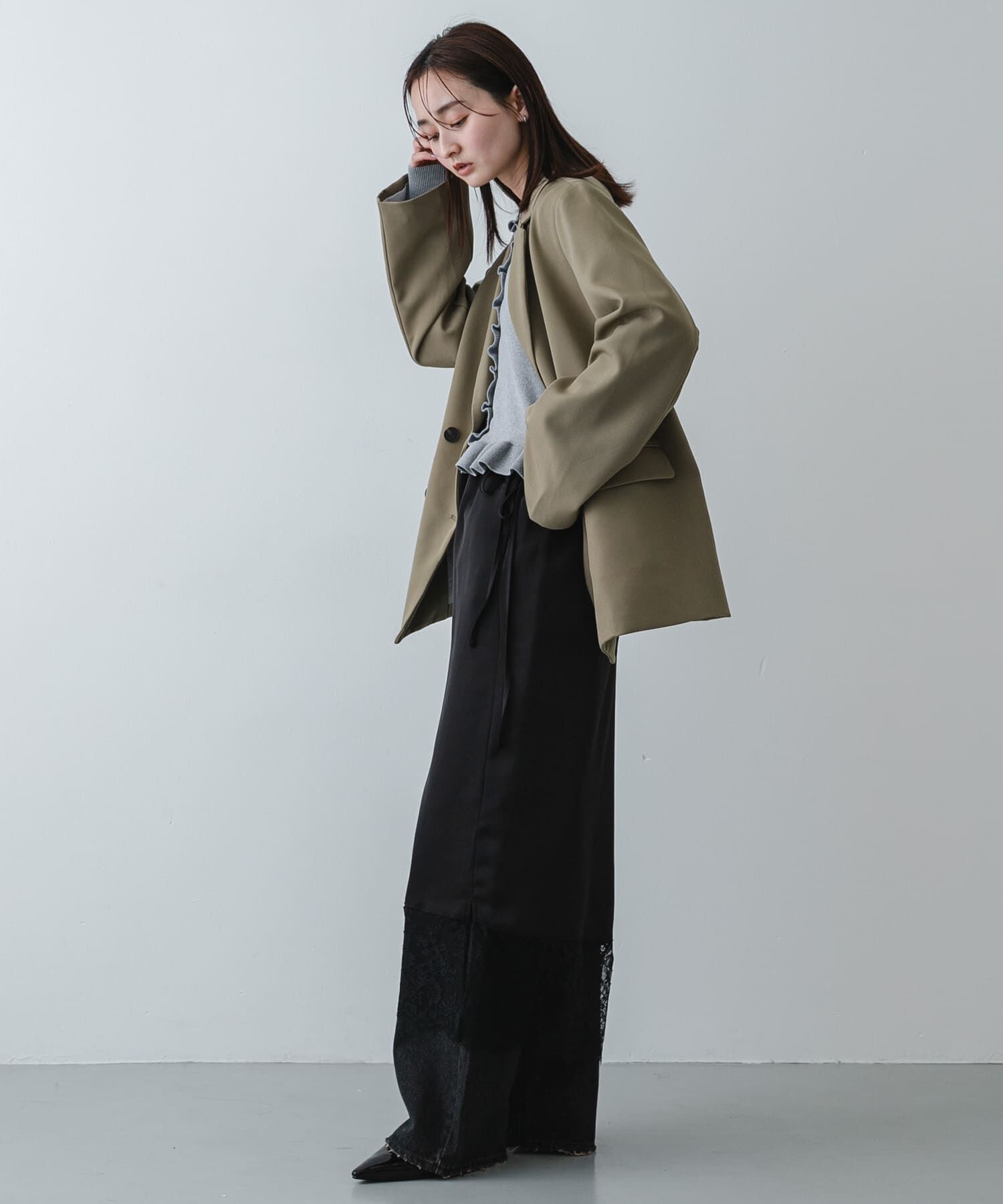 SENSE OF PLACE by URBAN RESEARCH「アシメレースヘムスカート」|スカート|