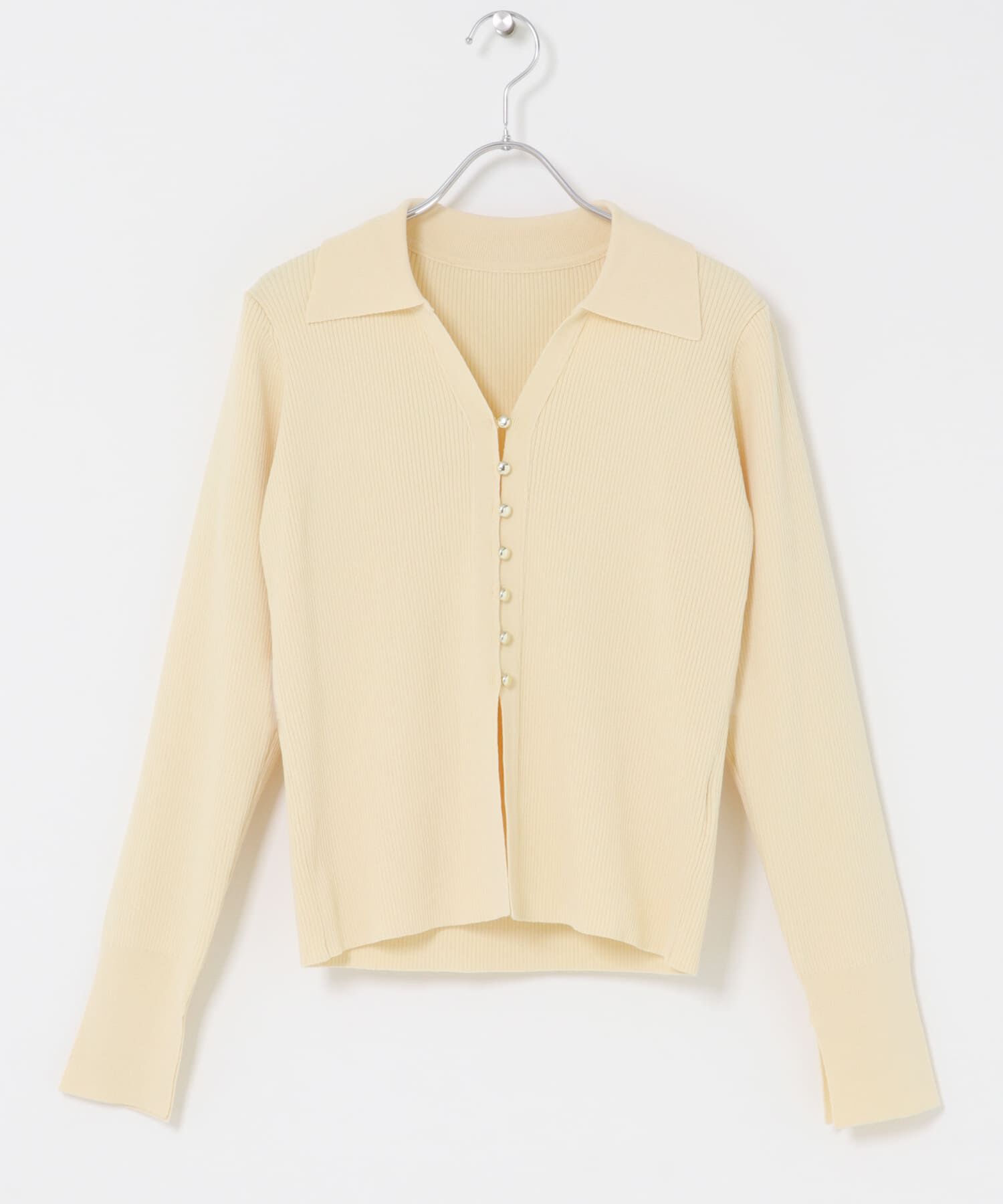 SENSE OF PLACE by URBAN RESEARCH「『一部WEB限定ｶﾗｰ』『洗濯可』ﾒﾀﾙﾎﾞﾀﾝｴﾘﾂｷｺﾝﾊﾟｸﾄｶ 」|カーディガン|