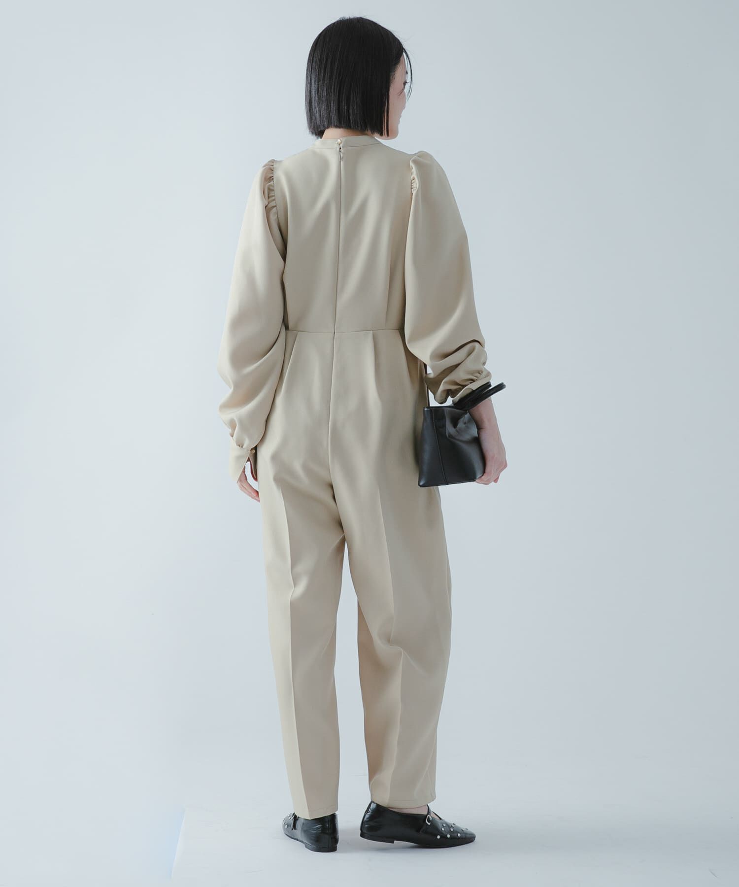 SENSE OF PLACE by URBAN RESEARCH「『撥水/防花粉』SKINProofパフショルダーオールインワン」|ワンピース|