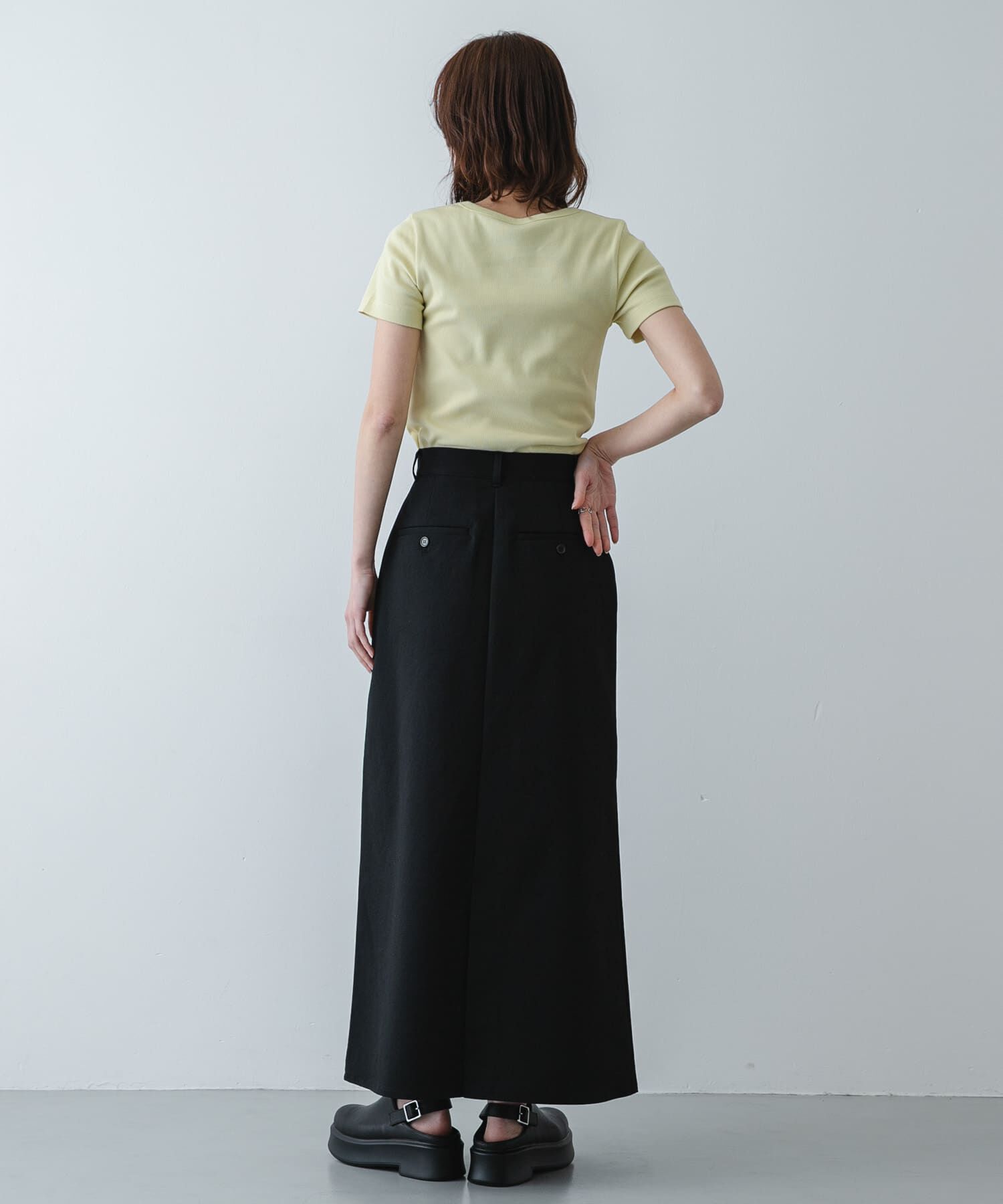 SENSE OF PLACE by URBAN RESEARCH「ラウンドネックリブTシャツ(半袖)」|Tシャツ・カットソー|