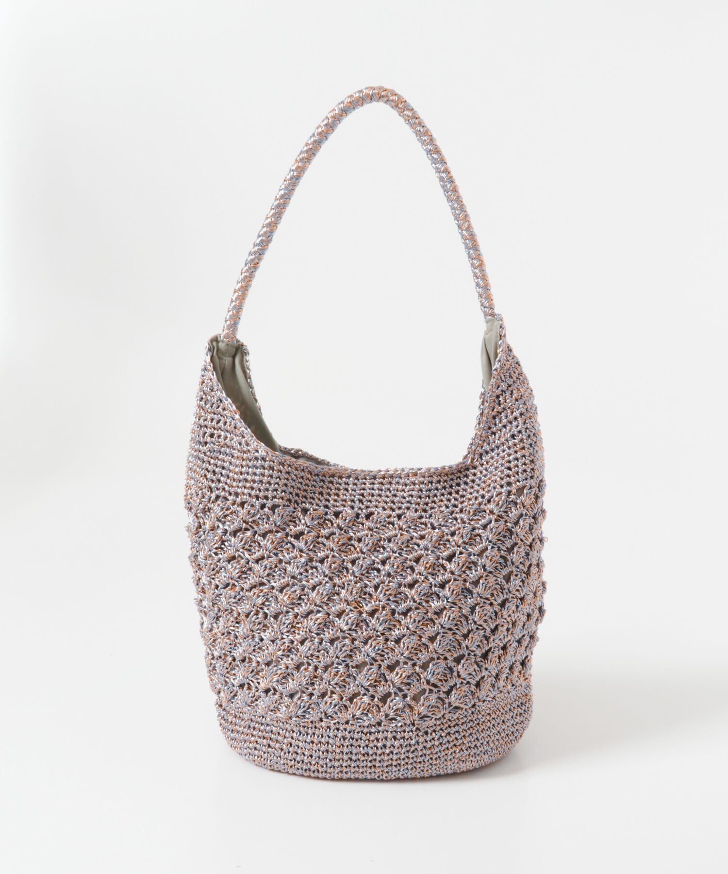 SENSE OF PLACE by URBAN RESEARCH「メタリックヤーンバッグ」|かごバッグ|