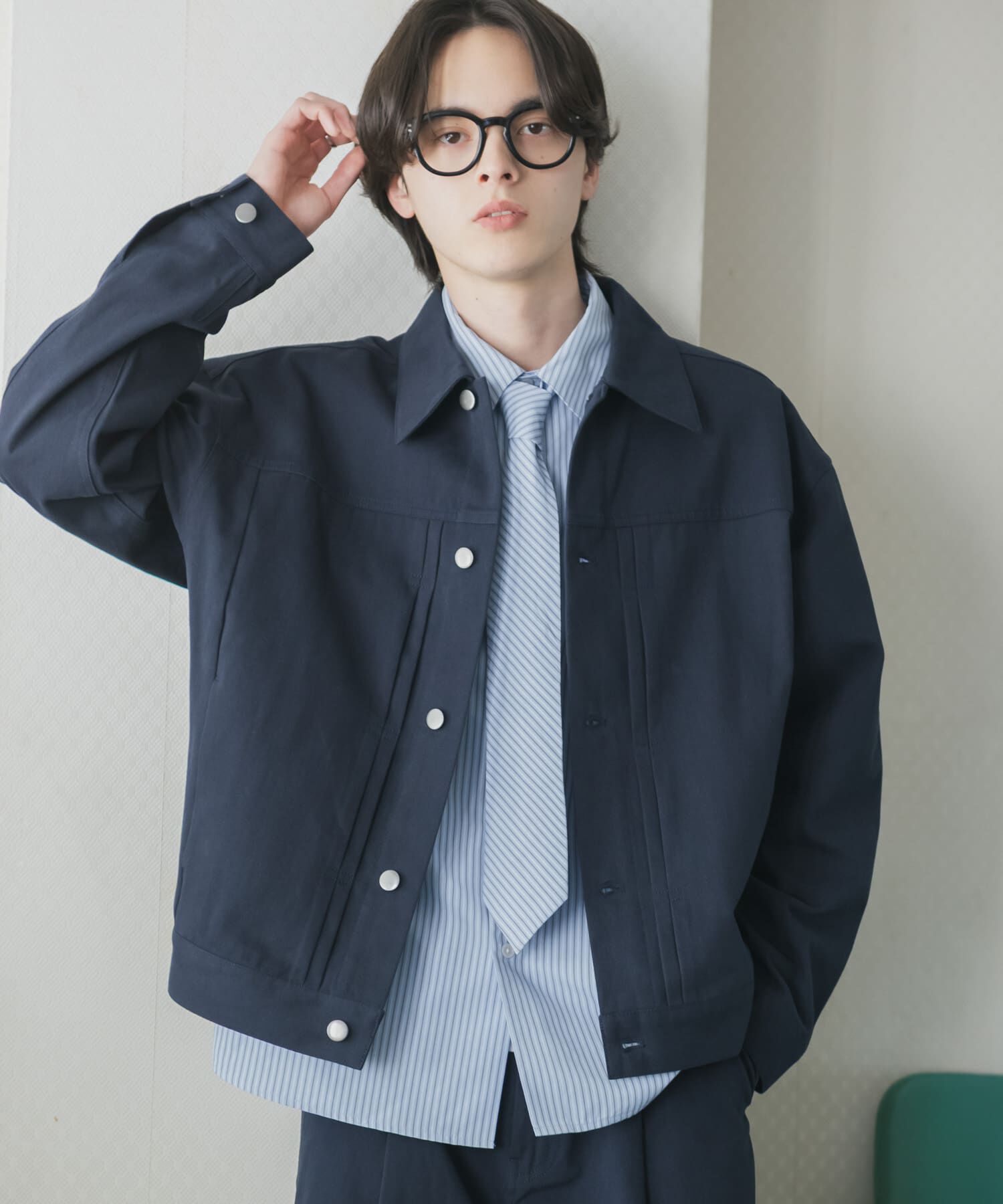 SENSE OF PLACE by URBAN RESEARCH「コットンツイルブルゾン」|ブルゾン・スタジャン|