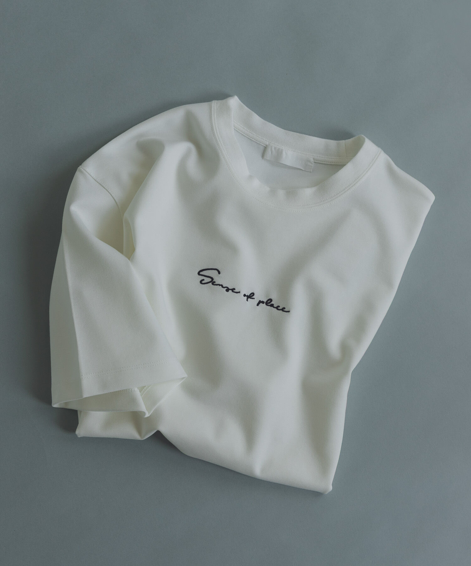 SENSE OF PLACE by URBAN RESEARCH「『一部WEB限定カラー』シシュウポンチショートスリーブTシャツ」|Tシャツ・カットソー|ホワイト