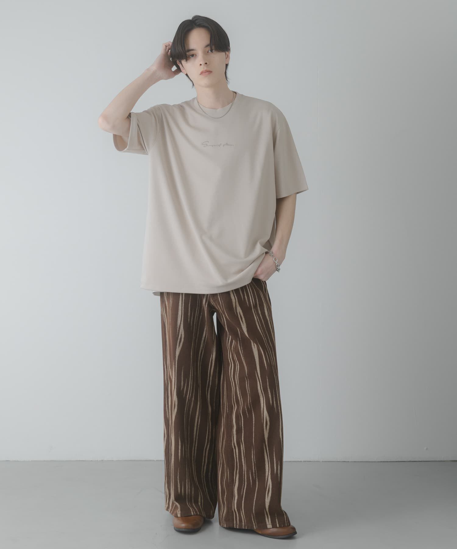 SENSE OF PLACE by URBAN RESEARCH「『一部WEB限定カラー』シシュウポンチショートスリーブTシャツ」|Tシャツ・カットソー|