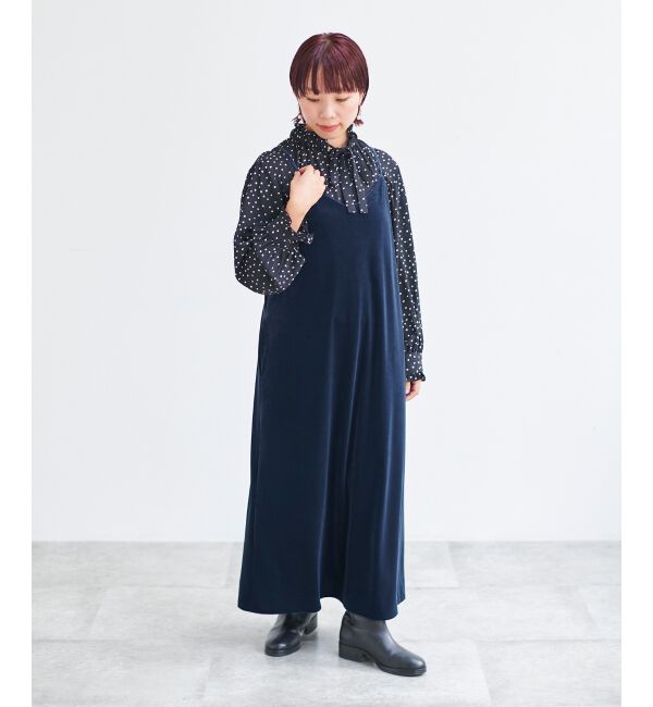 le.coeur blanc「ベロアキャミワンピース」|ワンピース|