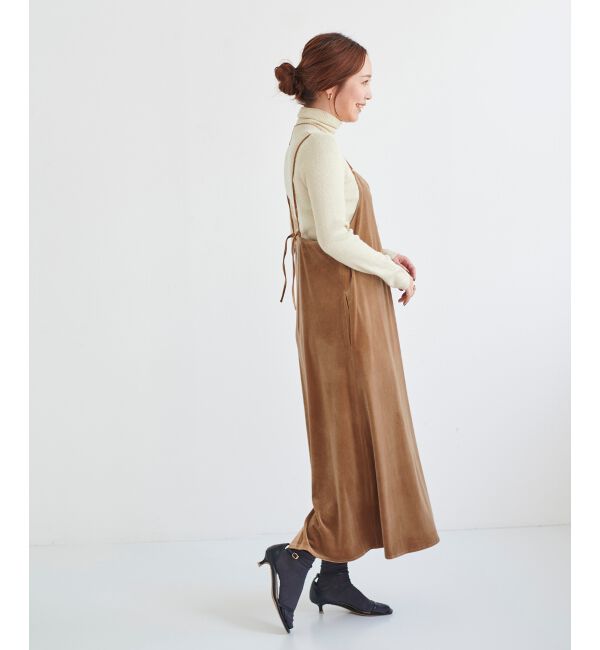 le.coeur blanc「ベロアキャミワンピース」|ワンピース|