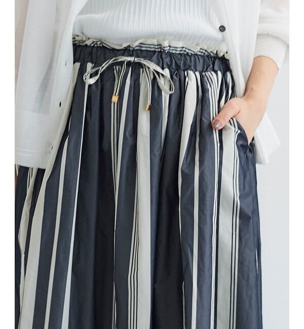 le.coeur blanc「タフタギャザーボリュームスカート」|スカート|