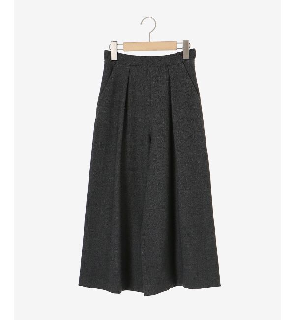 le.coeur blanc「ウォッシャブルツイードライクタックワイドクロップドパンツ」|その他|