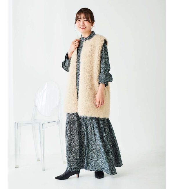 le.coeur blanc「TORRAZZO DONNAエコムートン&times;ボア2wayベスト」|その他|