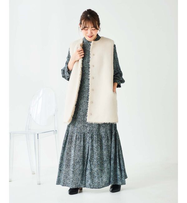 le.coeur blanc「TORRAZZO DONNAエコムートン&times;ボア2wayベスト」|その他|