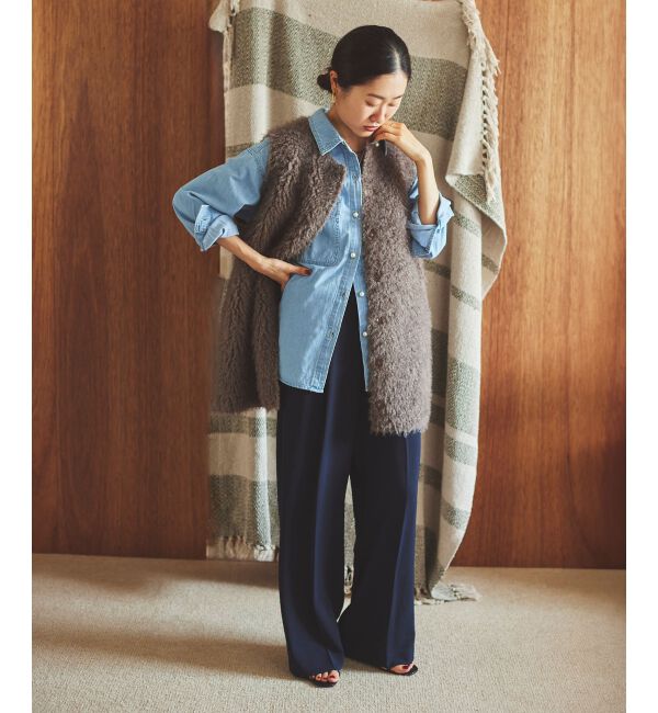 le.coeur blanc「TORRAZZO DONNAエコムートン&times;ボア2wayベスト」|その他|