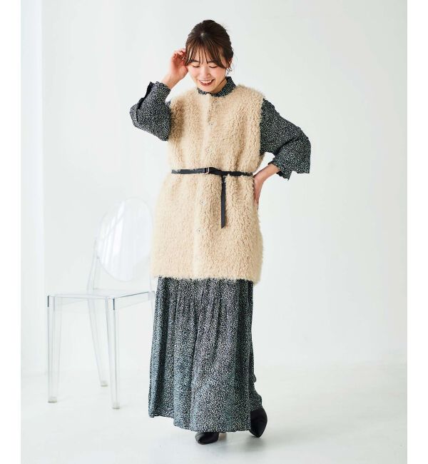 le.coeur blanc「TORRAZZO DONNAエコムートン&times;ボア2wayベスト」|その他|