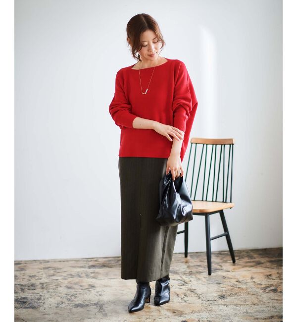 le.coeur blanc「ダブルスリットタイトスカート」|タイト|