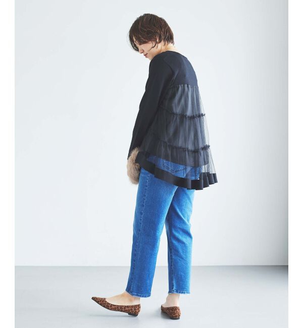 le.coeur blanc「《手洗い可能》TORRAZZO DONNAバックチュールニット」|ニット・セーター|