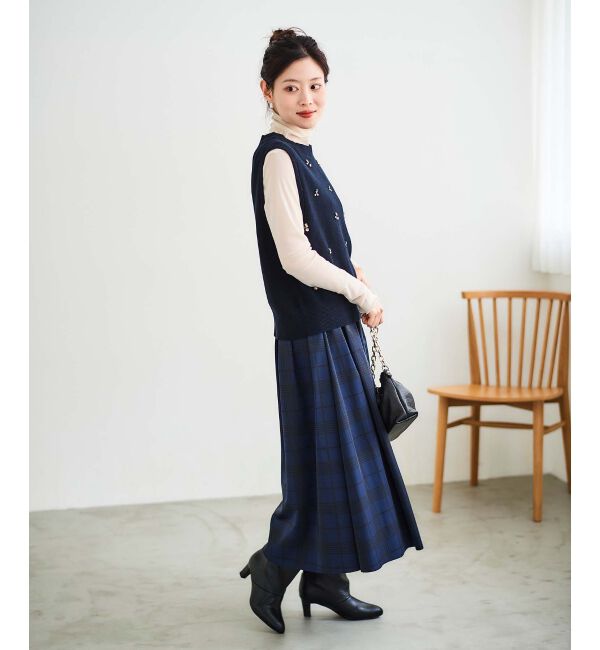 le.coeur blanc「リバーシブルタフタスカート」|スカート|