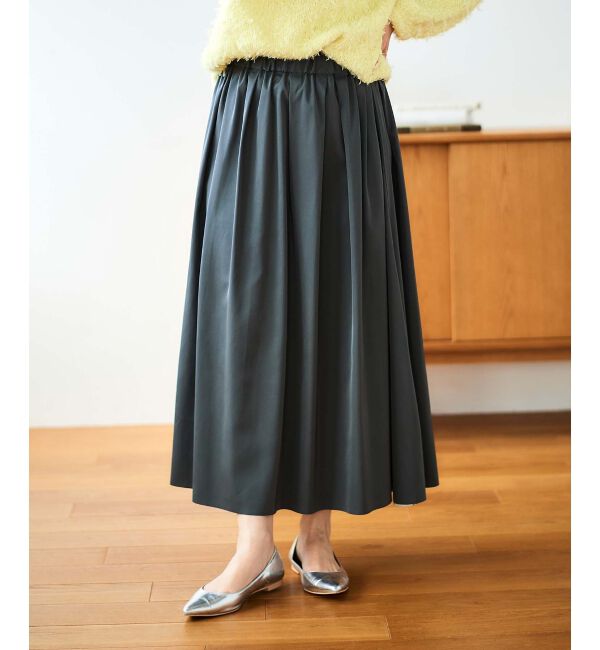 le.coeur blanc「リバーシブルタフタスカート」|スカート|