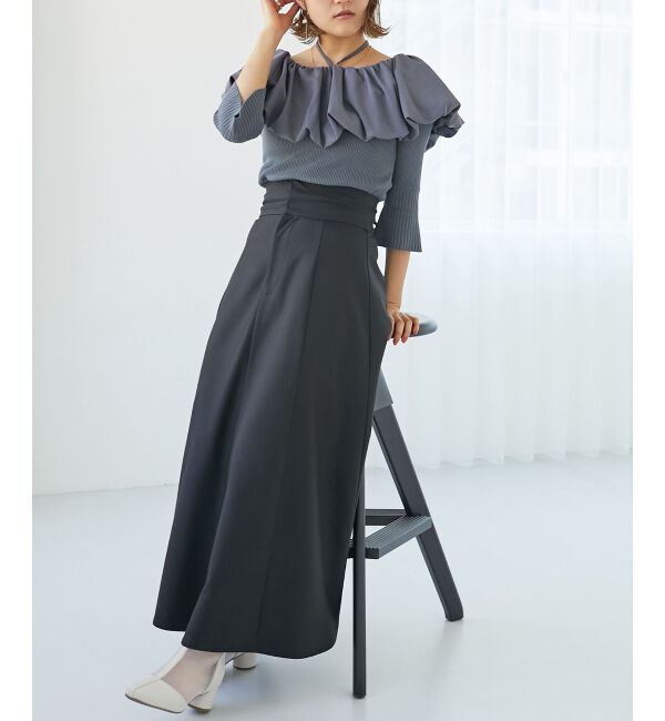 MAJESTICLEGON「バルーンカラーニット」|ニット・セーター|