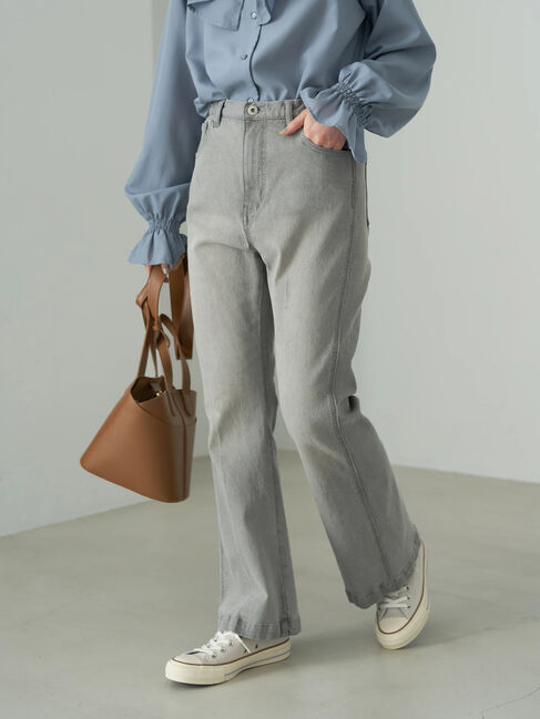 earth music&ecology「デニムフレアパンツ」|その他|