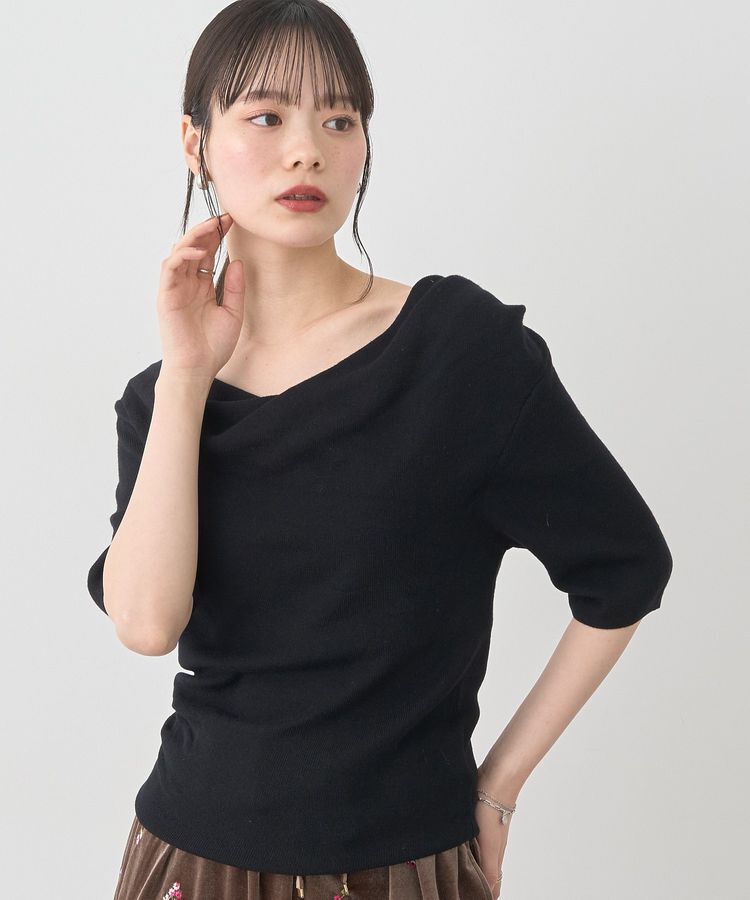 earth music&ecology「ドレープニットプルオーバー」|ニット・セーター|