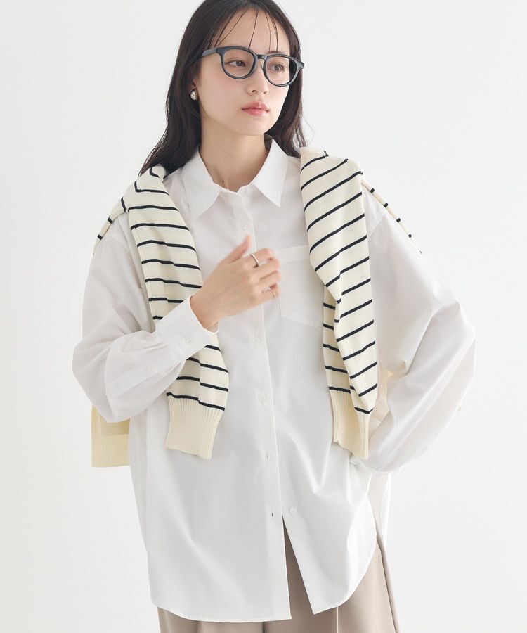 earth music&ecology「スタンダードシャツ」|シャツ・ブラウス|Off White