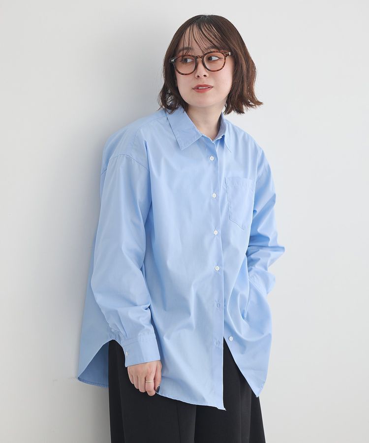 earth music&ecology「スタンダードシャツ」|シャツ・ブラウス|Blue