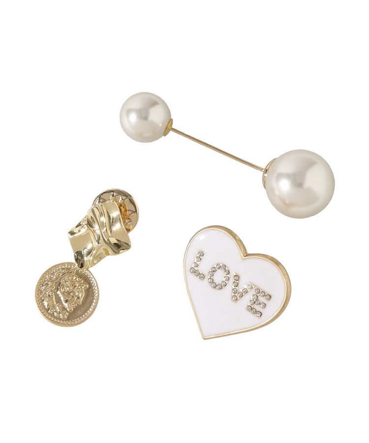 earth music&ecology「ハッピーモチーフブローチセット」|その他|