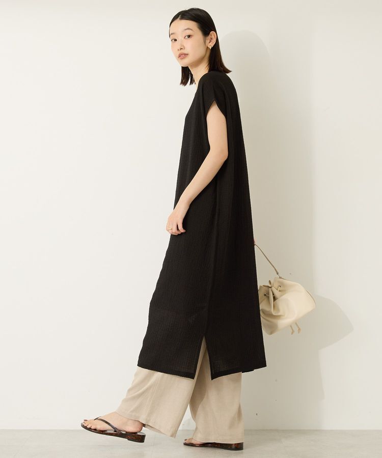 AMERICAN HOLIC「ポコポコノースリーブワンピース【インナー付き】」|ワンピース|