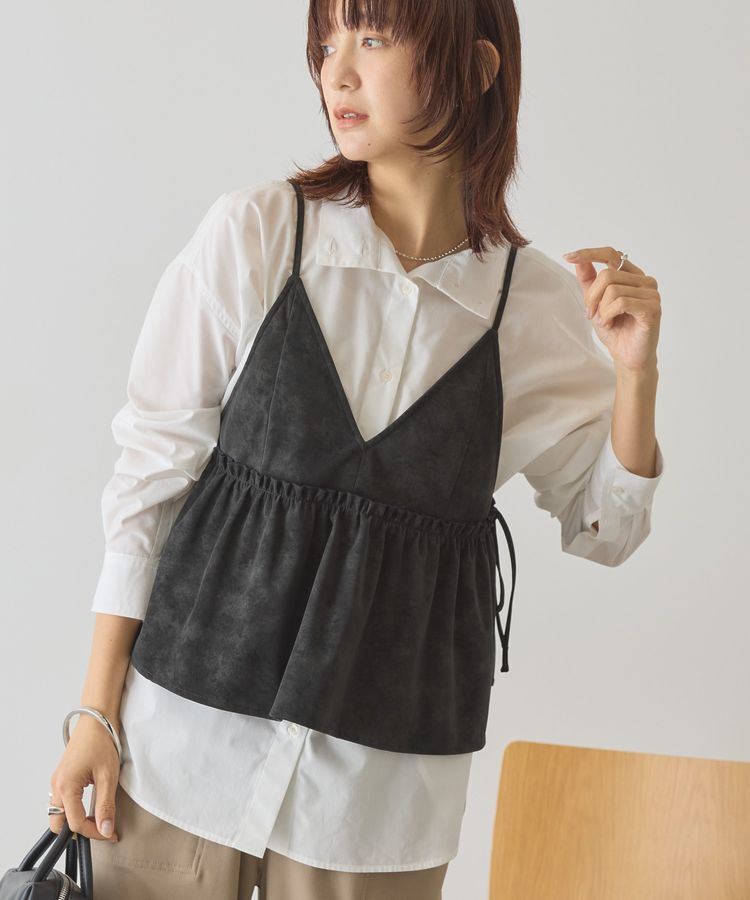 AMERICAN HOLIC「レザーライクビスチェ」|ベスト・ジレ|