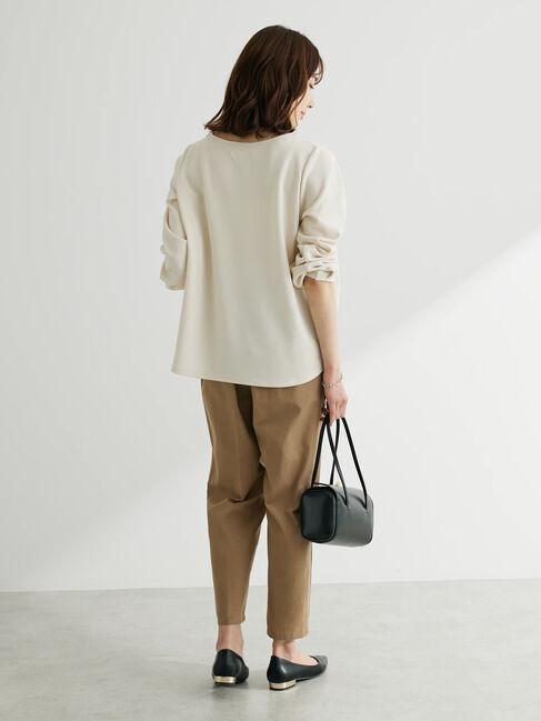 Green Parks「綿麻混イージーテーパードパンツ」|その他|