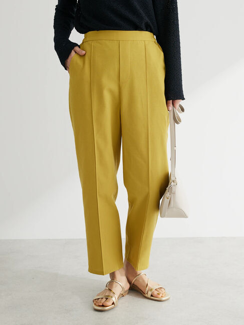 Green Parks「綿麻混イージーテーパードパンツ」|その他|