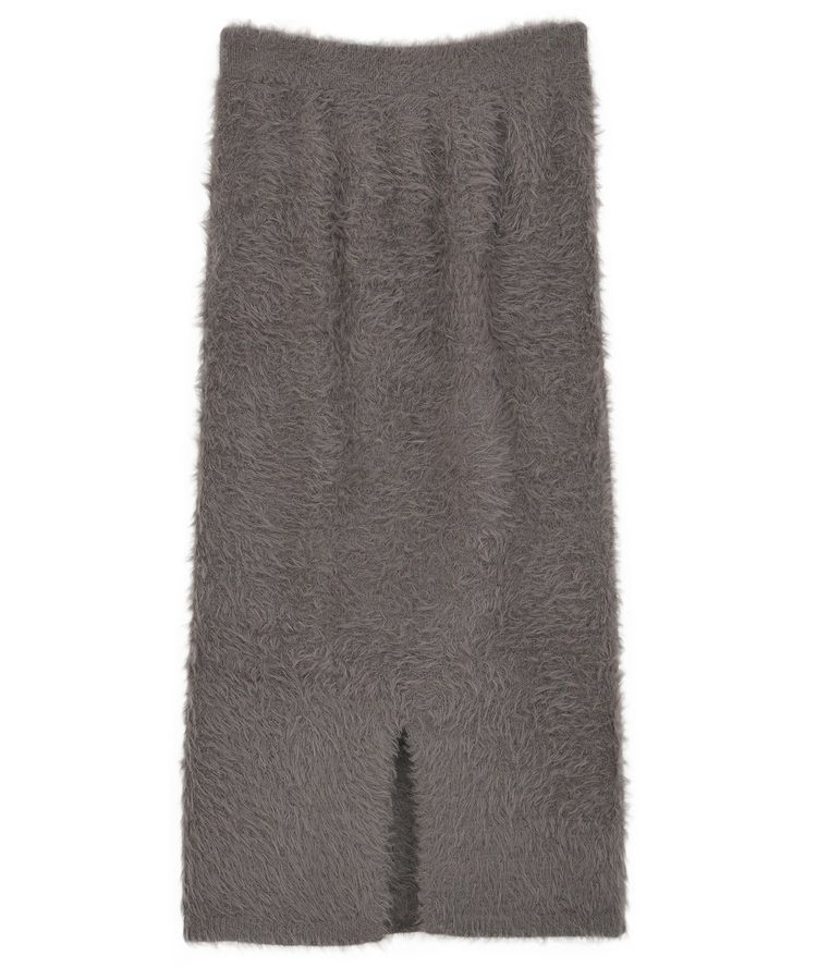 Green Parks「シャギーニットスカート」|タイト|